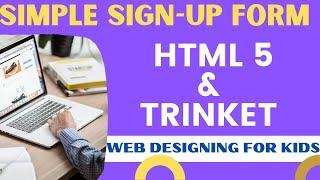 How To Make Signup Form Using HTML 5  | Create Sign Up Form In HTML 5 | easy tutorial for all