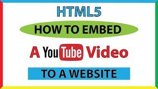 How To Embed A YouTube Video On A Website Using HTML *2022*