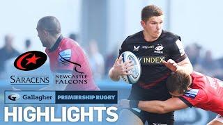 Saracens v Newcastle HIGHLIGHTS | Tense Comeback In Bonus-Point Win | Gallagher Premiership 2021/22