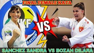 GOLD???? MEDAL MATCH FINAL FEMALE KATA | SANDRA SANCHEZ | EKF KARATE CHAMPIONSHIPS 2022