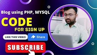 Learn to register new user and check user is already registered or not | Blog System PHP MYSQL