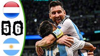 Argentina vs Netherlands 2-2 PEN 4-3 Hіghlіghts & All Goals 2022 HD Messi Goal