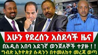 Ethiopia አስደሳች መረጃ - በአዲስ አበባ አደገኛ ወንጀለኞች በፖሊሶች ተያዙ | ግብጽ ኢትይዮጵያና ሱዳንን በተመለከተ አዲስ መረጃ ወጣ