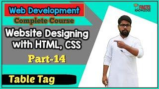 HTML Table Tag || HTML CSS Tutorial Part-14 #htmlcss #htmltutorial #html5 #facts_knowledge