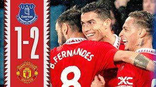 Everton 1-2 Manchester United | Ronaldo & Antony | All Goals & Highlights | Premier League