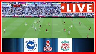 Brighton vs Liverpool  LIVE ⚽ FA Cup 22/23 ⚽ Match LIVE Today [PES 2021]