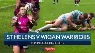 Lomax leads St Helens to derby glory over Warriors ???? | St Helens vs Wigan Warriors | Super League