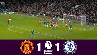 Manchester United vs Chelsea 1-1 | Premier League EPL Football | Match Highlights