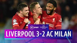 Liverpool v AC Milan (3-2) | Henderson Scores Winner In Thriller | Champions League Highlights