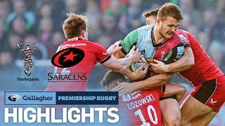 Harlequins v Saracens - HIGHLIGHTS | Second Half Steal at the Stoop! | Gallagher Premiership 2021/22