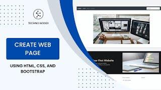 Create Landing Page or Web Page using HTML CSS and Bootstrap