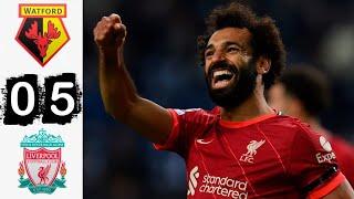 Liverpool vs Watford 5-0 | English Premier League 2021-22 | Epl Live | Premier League Highlights