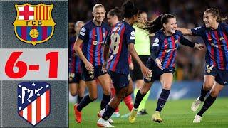 Barcelona vs Atletico Madrid Highlights & All Goals | Liga F Women 22/23 | 11.27.2022