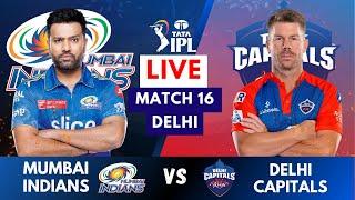 Live: MI Vs DC, Match 16, Delhi | IPL Live Scores & Commentary | IPL LIVE 2023 Mumbai vs Delhi