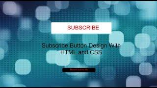 How to make button using HTML and CSS | Website design with HTML, CSS