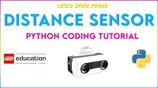 Lego Spike Prime - Distance Sensor Using Python Code Tutorial