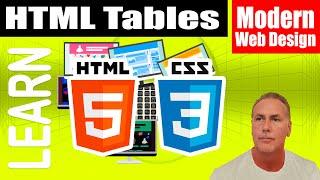 How to create HTML tables Coding examples of HTML tables learn HTML5