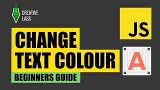 JavaScript for Beginners: How to change the color of text | Arzath Areeff