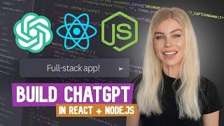 ????  Learn to use OpenAI API by building ChatGPT (super simple!) | React Node.js