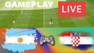 ????[LIVE] ARGENTINA VS CROATIA -1/2 FINALS F1F4 W0RD Cup Q4T4R 2022   WATCH ALONG |  GAMEPLAY PES 2