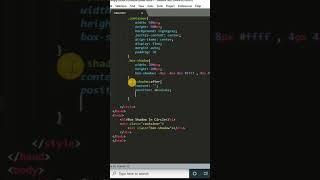 box shadow in 3d circle #css #short #html5 #programing #viral