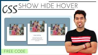 ???? Create Awesome Image Card Hover Effect Animation using CSS  | Free Source Code | 2021