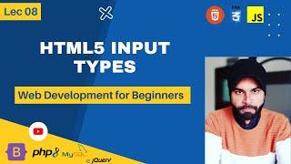 HTML5 Input Types Explained in Urdu Hindi | FacileSol | Lecture 8