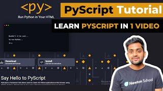 ???? PyScript tutorial in one video | Pyscript tutorial | Run Python in the browser