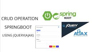 How to create crud operation using springboot, bootstrap and jqueryajax