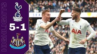 Tottenham vs Newcastle 5-1 Extended Highlights & Goals | Premier League 2021/2022