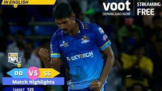 Tamil Nadu Premier League | Highlights | Dindigul Dragons Vs Salem Spartans | Streaming Free On Voot