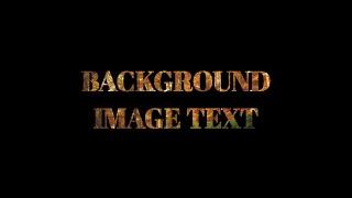 How to add background image to a text using HTML5 and CSS3 #HuXnWebDev