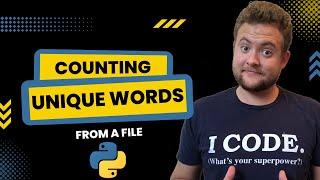 How To Count Unique Words From A Text File In Python