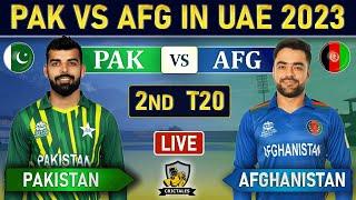 PAKISTAN vs AFGHANISTAN 2nd T20 Match Live Scores & COMMENTARY  | PAK vs AFG LIVE 2nd T20 2023 LIVE