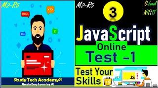 3 - JavaScript MCQ | JavaScript Tutorial in Hindi |  Learn M2R5 JavaScript 2021❤️