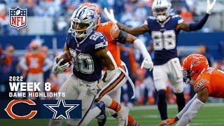 Chicago Bears vs. Dallas Cowboys | 2022 Week 8 Game Highlights