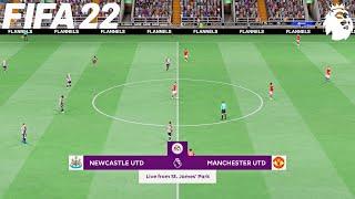 FIFA 22 | Newcastle United vs Manchester United - Premier League English 2021/22 - Full Gameplay