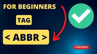 What is abbr tag in html | html 5 in hindi-urdu|episode 11|