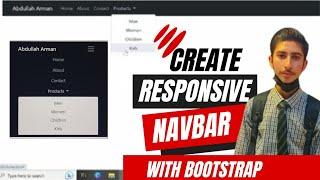 Navbar Bootstrap 5 | Bootstrap Navbar Tutorial For Beginners