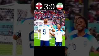 England VS Iran 2022 FIFA World Cup Group Stage Highlights #shorts #football #youtube