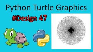 python turtle graphics tutorial || #design47  || Python graphics