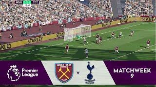 West Ham v Tottenham | Premier League 2021/22 Highlights Matchweek 9