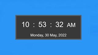 Digital Clock JavaScript | Digital Clock with Date using JavaScript