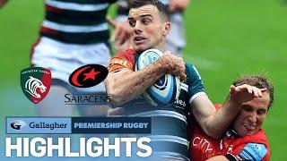 Leicester v Saracens- HIGHLIGHTS | Dramatic Late Penalty Try! |Gallagher Premiership 2021/22