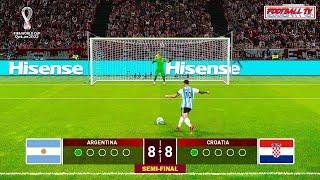 PES 2021 - Argentina vs Croatia - Penalty Shootout - FIFA World Cup 2022 - Gameplay PC