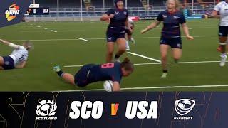 HIGHLIGHTS | Scotland v USA | Summer Nations Series