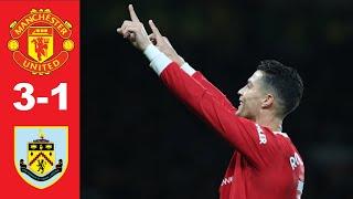 Man United vs Burnley 3-1 Highlights | Premier League 2021 | Ronaldo net againt 121 different clubs