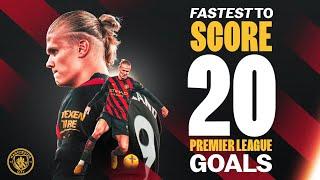 EVERY HAALAND PREMIER LEAGUE GOAL | Erling Haaland becomes fastest player to 20 PL goals!