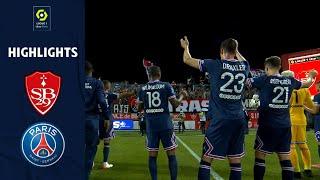 STADE BRESTOIS 29 - PARIS SAINT-GERMAIN (2 - 4) - Highlights - (SB29 - PSG) / 2021-2022