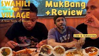 We Found Kenya in Washington, DC!?  MUKBANG and REVIEW ???????? SWAHILI VILLAGE #africanfood #swahil